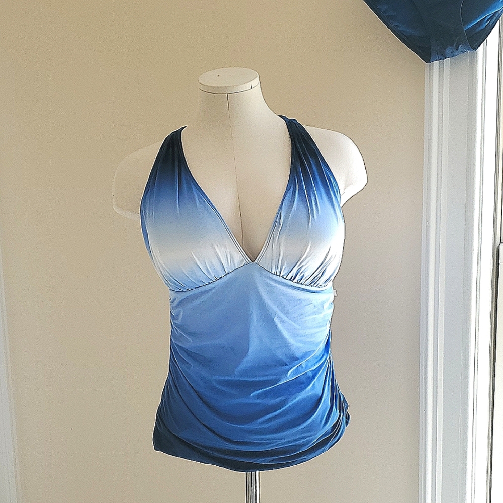NWT Bleu Rod Beattie Sky Blue Swimwear